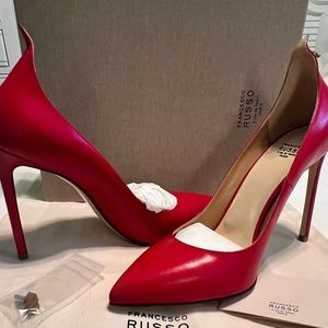 Francesco Russo Kid Leather Red